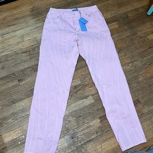 Pink Mugler Jeans